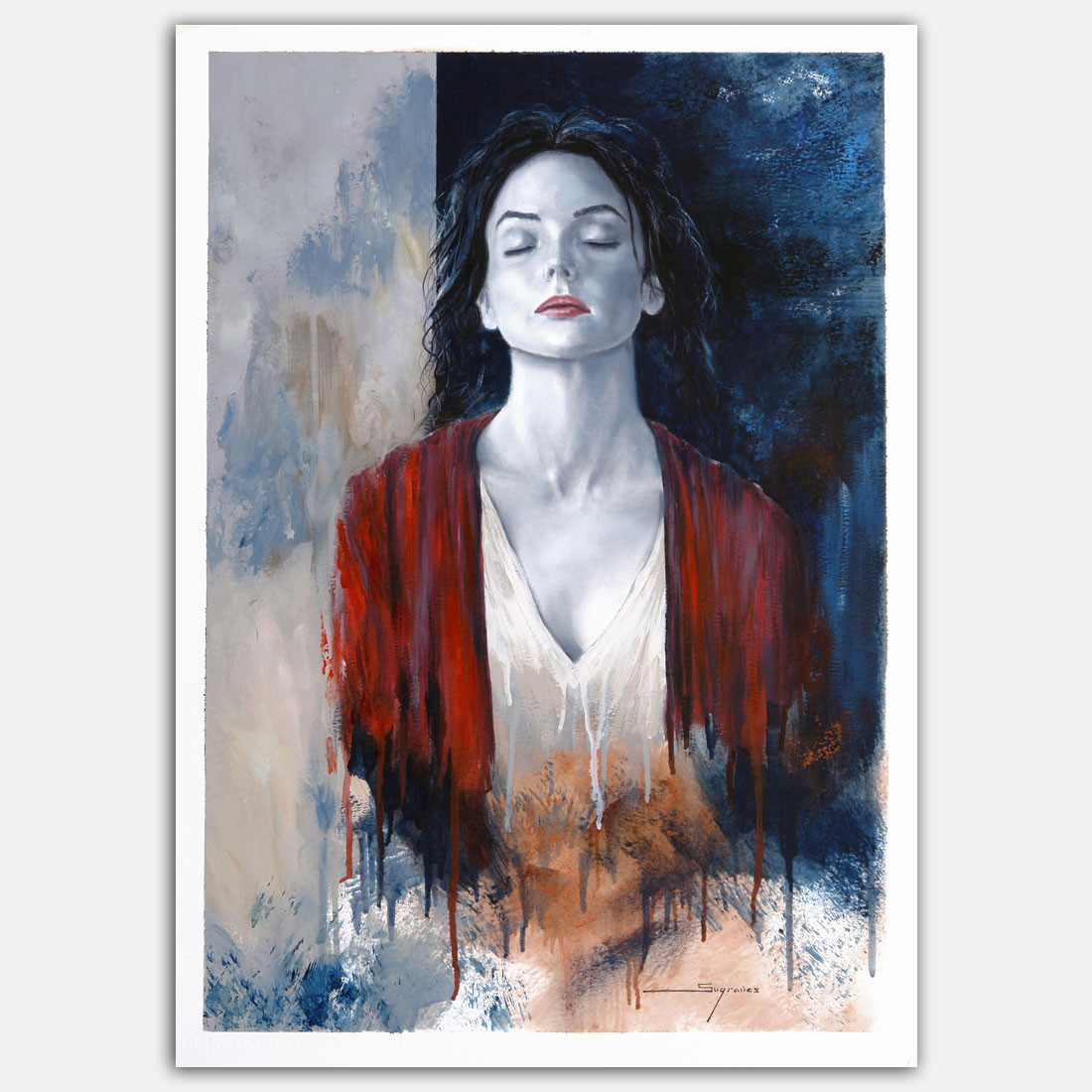 Óleo sobre papel- Fuerza interior